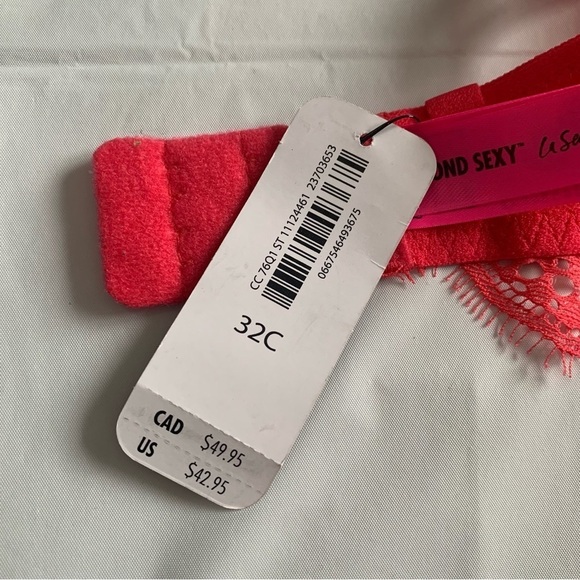 NWT La senza bra woman’s pink push up bra size 32C - Picture 10 of 11